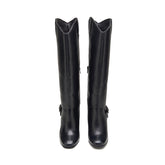 Beatriz Womens Leather Knee High Boot
